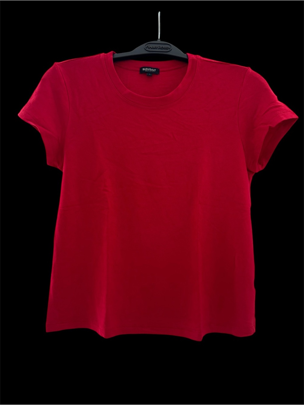 Bleusalt Women's Red Short-Sleeve Crew Perfect-Tee